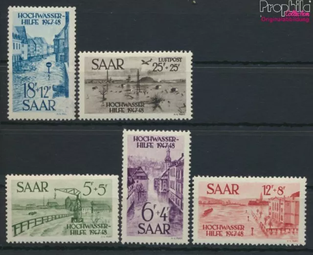 Saar 255-259 (complete issue) unmounted mint / never hinged 1948 Flood (9616576