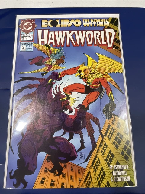 Hawkworld Annual #3 Eclipso The Darkness Within 1992 DC Comics