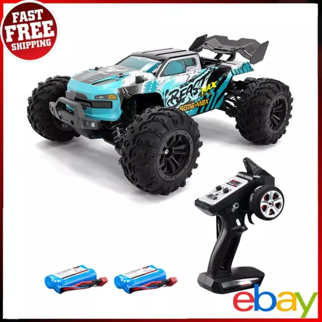 BRUSHLESS MOTOR TRUCK Toy With Led Lights Remote Control Car for Adults