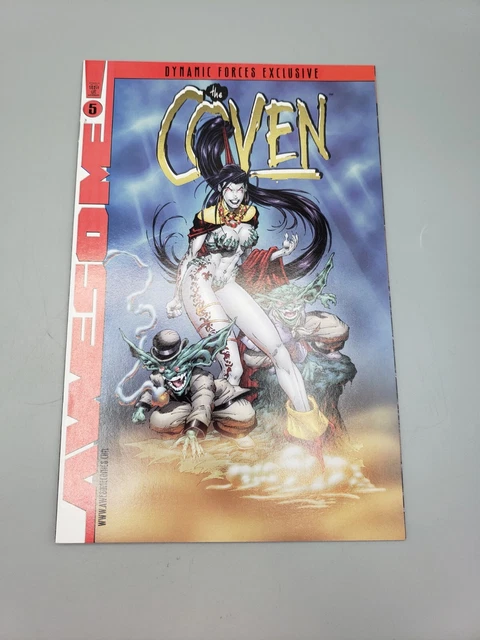 The Coven #5 March 1998 Dynamic Forces Cover Foil Edition With COA Comic Book