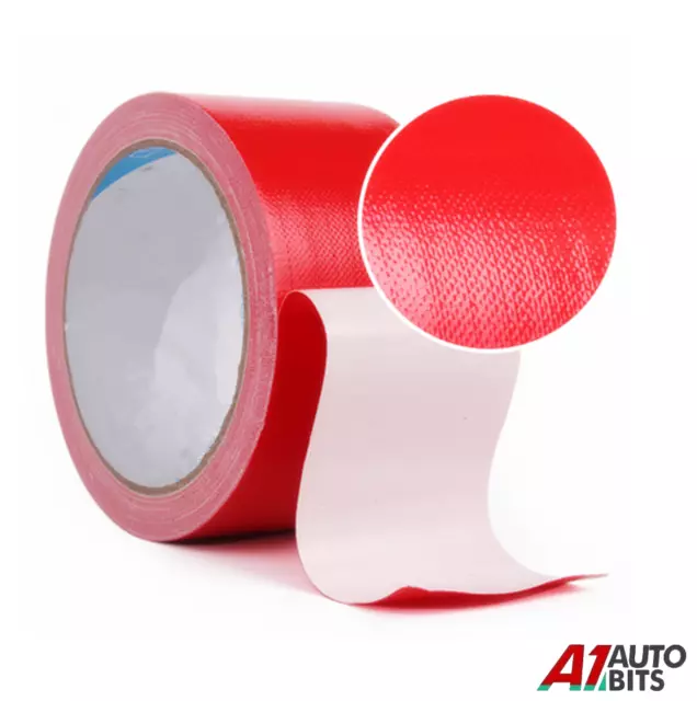 20M Tarpaulin Red Tape Self-Adhesive Repair Waterproof Patches Awning Tent HQ