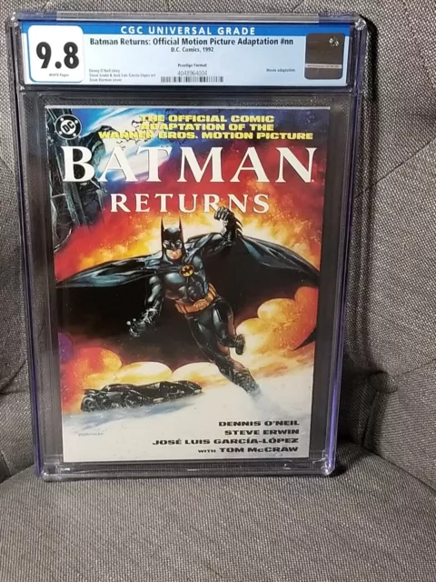 Batman Returns Official Motion Picture Movie Adaptation 1 nn cgc 9.8 DC 1992 WP