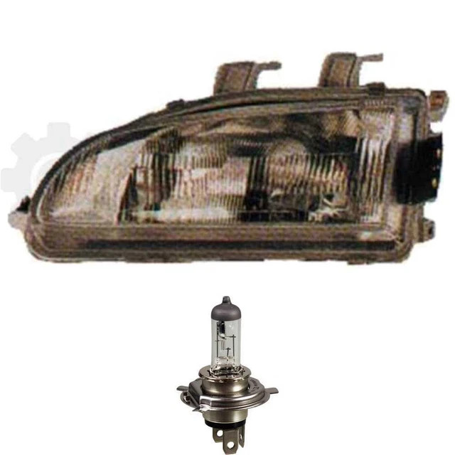 Alogena Faro Destra per Honda Civic 10.91-10.95 H4 senza Motore