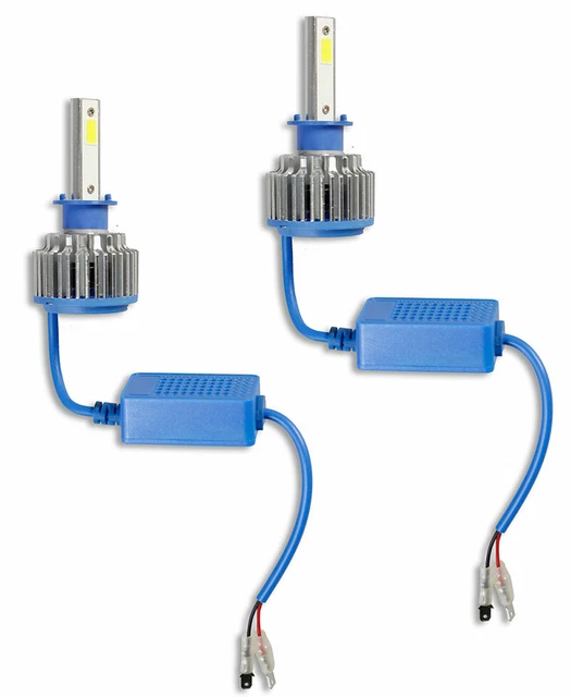 COPPIA LED AUTO D2S D4S KIT FARI 36W 3800LM 6000K LUCE FREDDA Impermeabili Pp