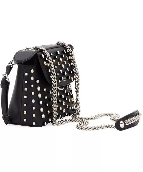 NWT Fendi Back To School Crystal Studded Mini BackpackCrossbody Bag Retail $3250 3