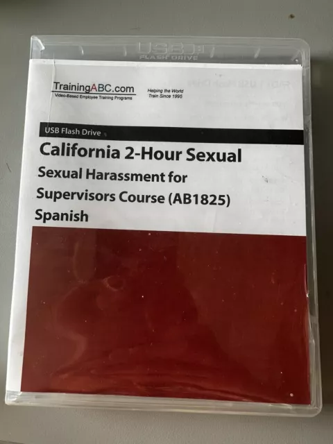 California 2 hour sexual harassment for supervisors course (AB1825) Spanish