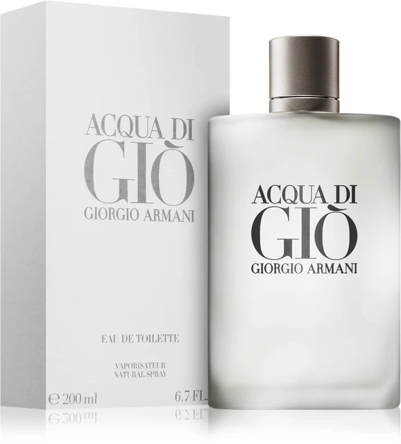 Acqua Di Gio Giorgio Armani 200Ml Eau De Toilette Profumo Per Uomo Spray