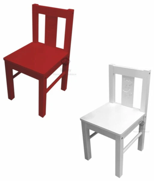 CABALLERO, silla infantil, silla, muebles infantiles, rojo, blanco, IKEA, 53x29x27cm, (sin juego)