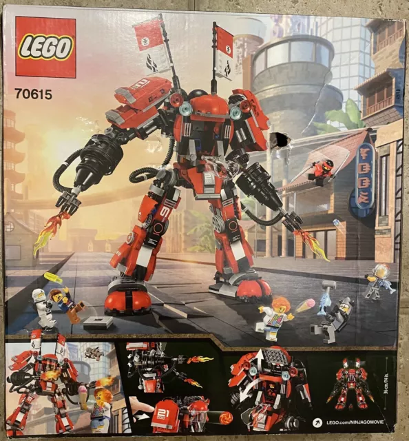 Lego ninjago movie fire sales mech 70615 building kit