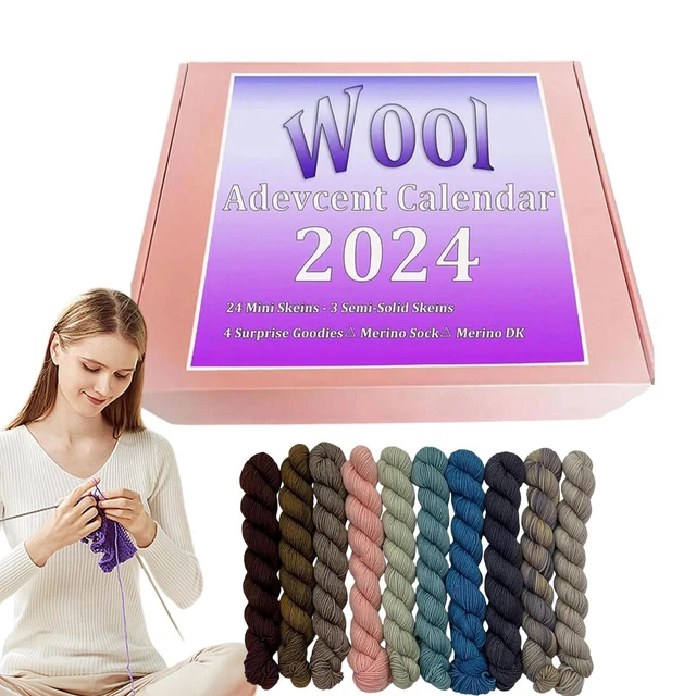 Woll-Adventskalender 2025 - 24 Tage Garnüberraschungen Für Strickfans