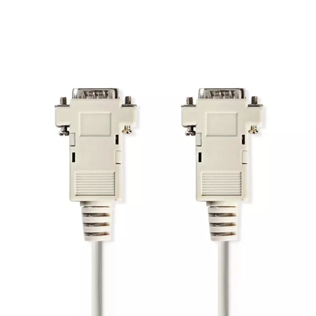 Nedis Cable VGA Male to Male Maximum resolution 1024x768 2m Round ABS Ivory