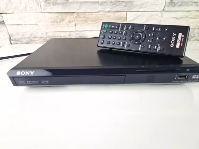 Sony DVP-SR370 DVD-Player, Scart, USB,schwarz CD /DVD Player mit FB