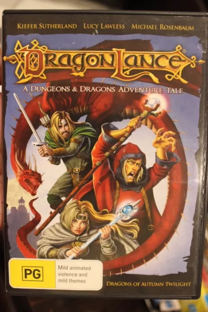 Dragon Lance Dungeons & Dragons Adventure Rare Pal Dvd Cartoon Animation Series