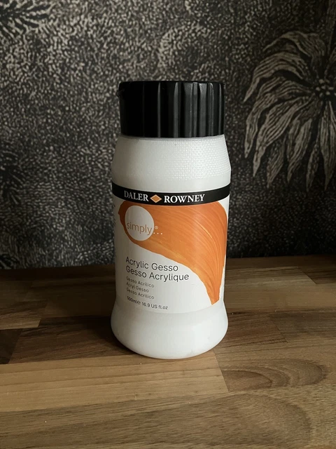Primer de yeso blanco acrílico Daler Rowney Simply 500 ml