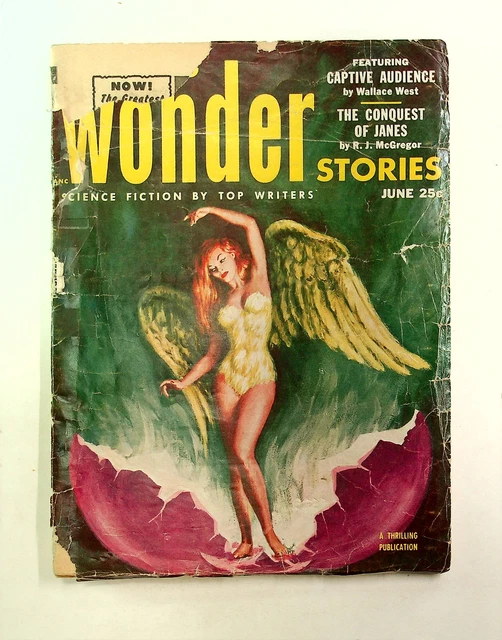 Thrilling Wonder Stories Pulp Jun 1953 Vol. 42 #2 FR/GD 1.5