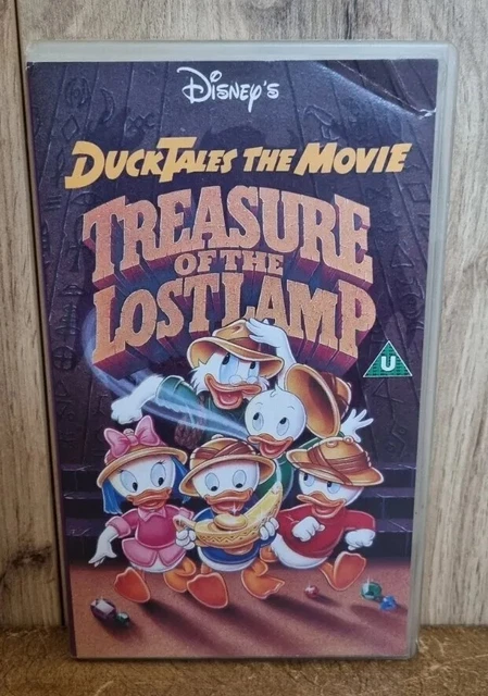 DUCKTALES MOVIE VHS PAL Video Tape Treasure Of The Lost Lamp Disney ...