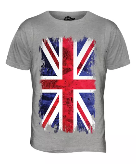 Union Jack Grunge Flag Mens T-Shirt Tee Top Uk Gb Great Britain United Kingdom