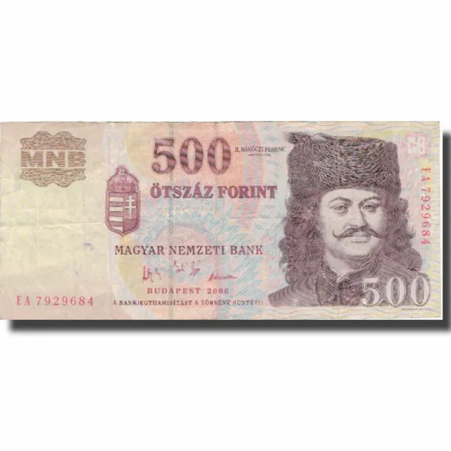 [#574509] Banknote, Hungary, 500 Forint, 2006, 2006, KM:194, EF(40-45)
