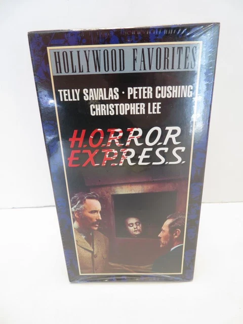 1972 HORROR EXPRESS Hammer Christpher Lee Peter Cushing VHS Factory ...