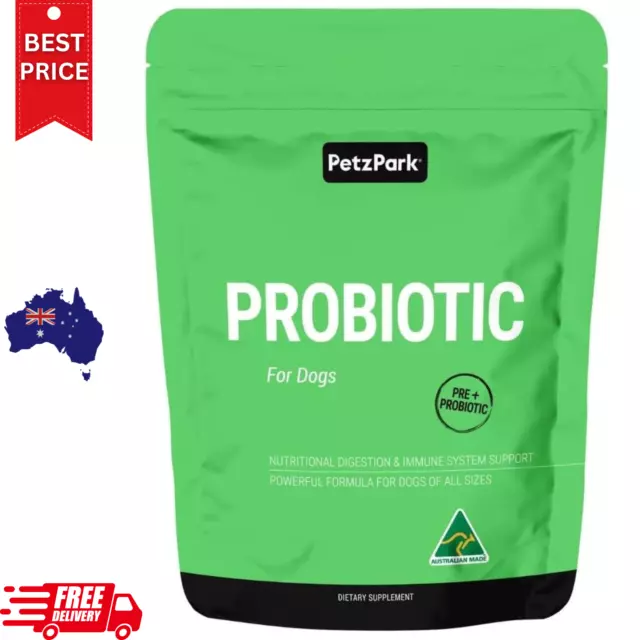 Probiotic for Dogs Grain Free - Paw Licking Yeast Infection Gas Bloating Diarrho