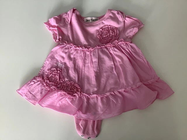 Abito per bambina Juicy Couture, taglia età 3-6 mesi, rosa, in perfette condizioni