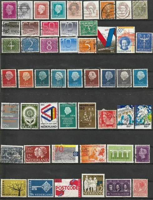 Niederlande Lot mit Marken aus Nederland Netherlands Pays-Bas Países Bajos 2171