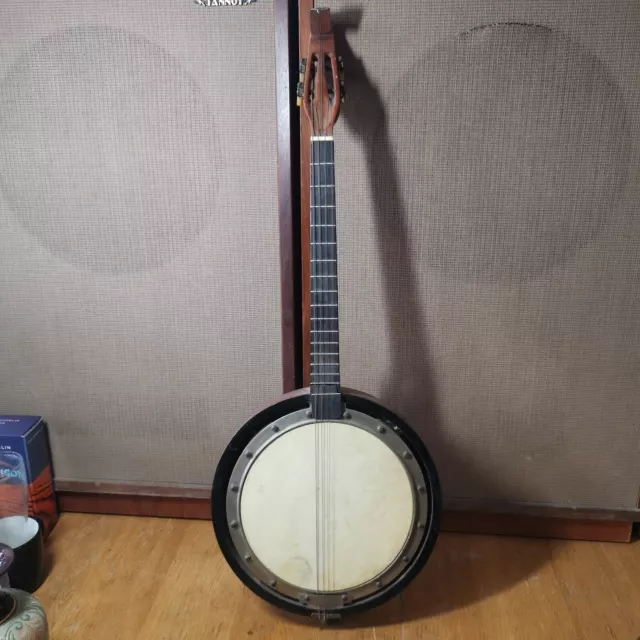 Vintage Banjo For Restoration Storage Find