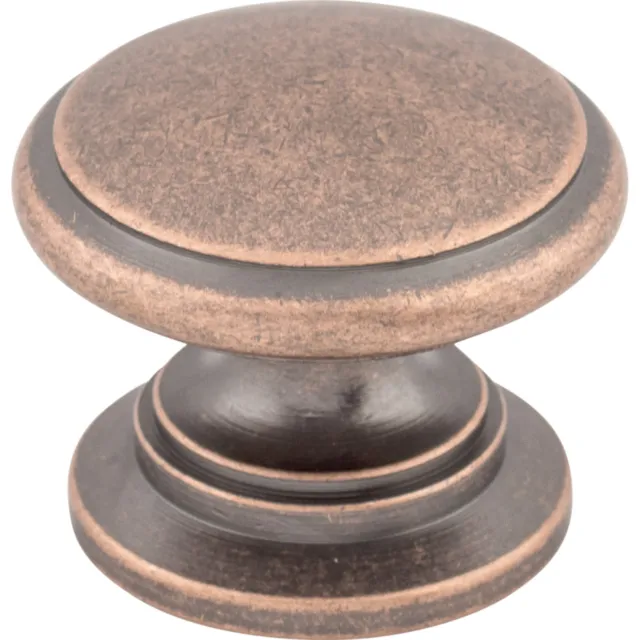 Top Knobs Cabinet  Ray Knob 1 1/4 Inch Antique Copper