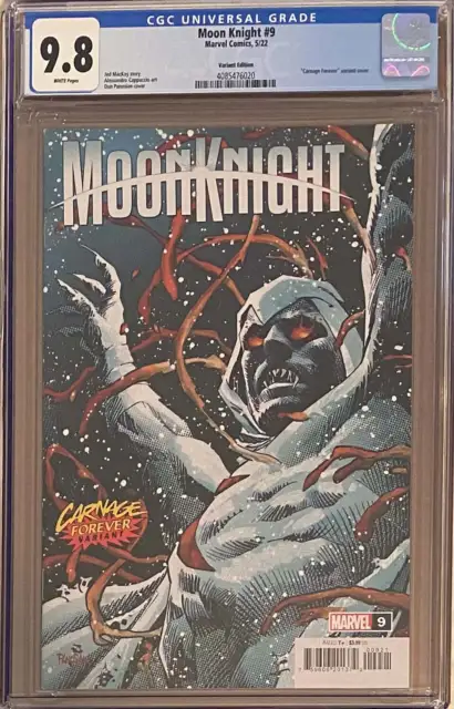 Moon Knight #9 Panosian Carnage Forever Variant CGC 9.8 First appearance Rutherf