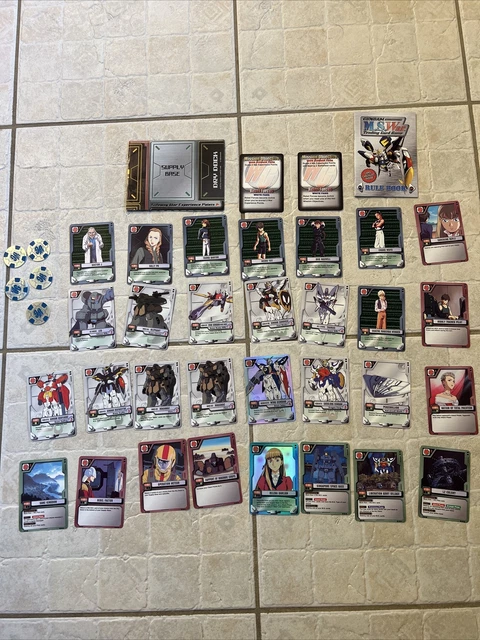 Gundam M S War Trading Card Game Wing Gundam Team Starter Set