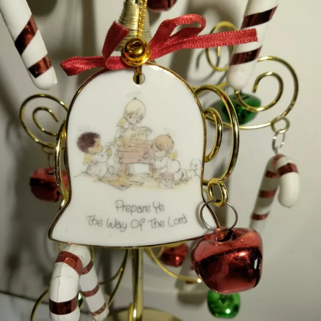 Precious Moments Enesco Christmas Ornament Miniature Holiday Vintage Baby's Bell