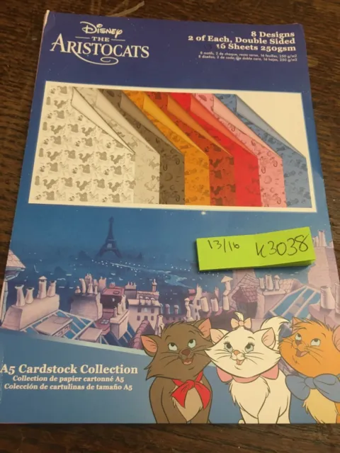 Disney The Aristocats cardstock collection 13 sheets rfKit3038