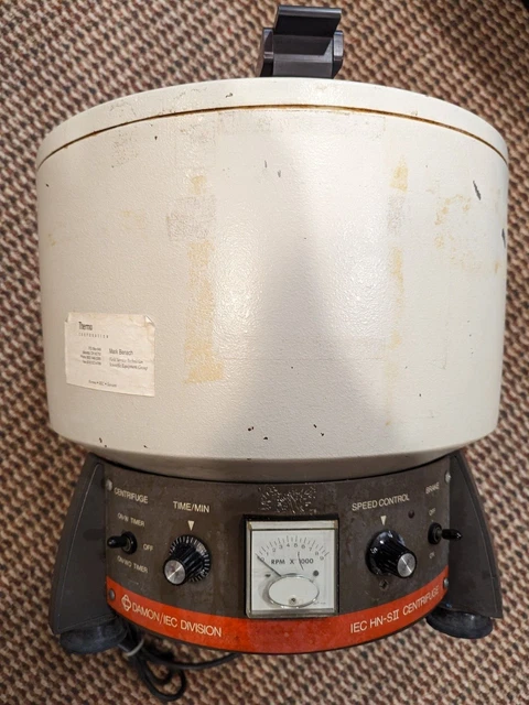 LOCAL PICKUP ONLY International Equipment Company IEC HN-SII Centrifuge NO ROTOR