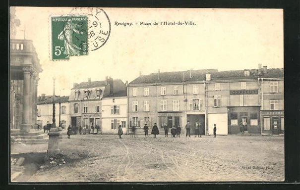 CPA Revigny, Place de l`Hotel-de-Ville 1908