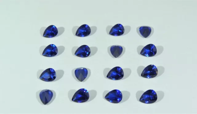 Blue Pear Cut Shape SIZE CHOICE Loose Stones Spinel Gemstones