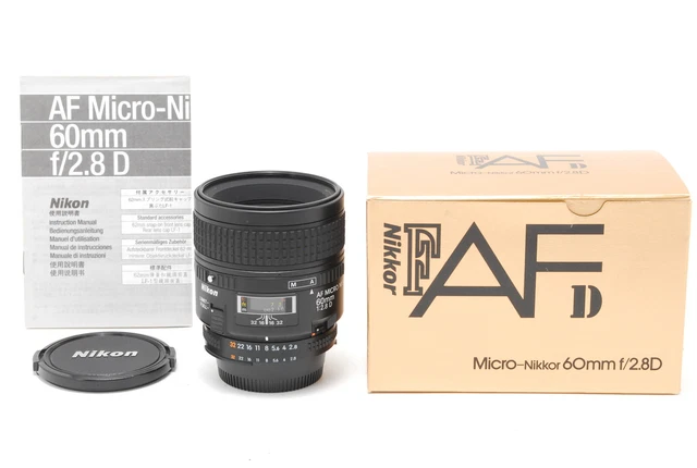[Top MINT w/Box ] Nikon AF Micro NIKKOR 60mm f/2.8D D Macro Lens from JAPAN