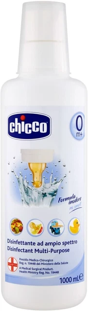 Flacone 1L Liquido sterilizzatore Chicco disinfettante ampio spettro