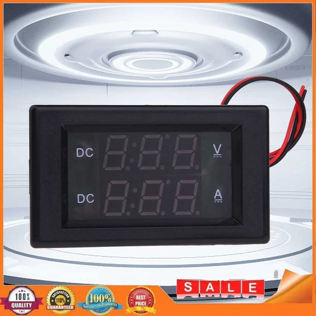 Voltmètre Numérique Digital Bleu 0-36V DC - Pour Tableau De Bord Universel - Affichage LED 0.36" - Neuf Sous Blister