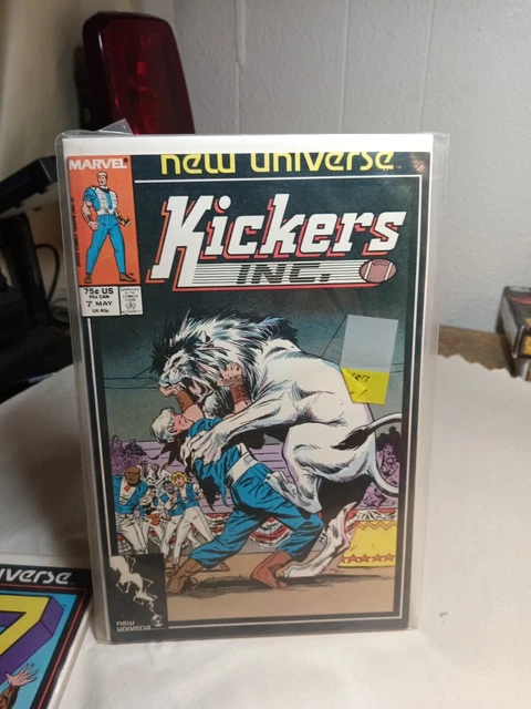 Kickers Inc. Vol 1 #7 May 1987 Marvel Comics VTG Comic Book With Error