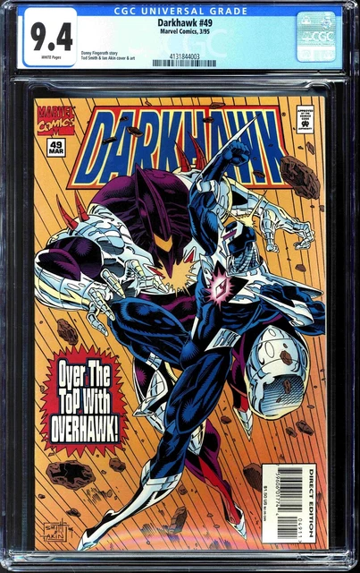 Darkhawk #49 CGC 9.4 (W) 1st Cameo Overhawk