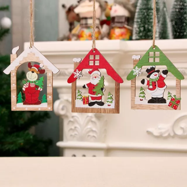 Ornaments  Snowman/Elk/Santa Claus Xmas Hanging Christmas Tree Decoration