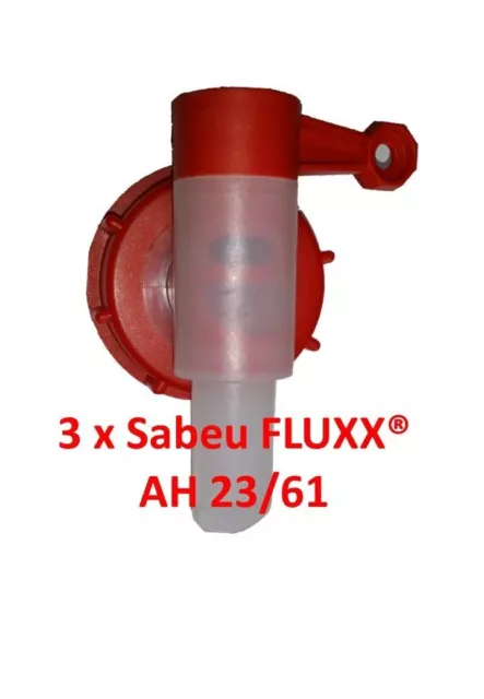 3 x FLUXX® Auslaufhahn AH 23/61 15-60 L Kanister Kanisterhahn Sabeu