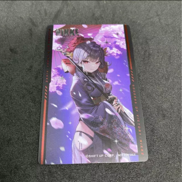 Déesse de la victoire NIKKE Gun Girl Metal Card Collection Volks Bonus Card 0