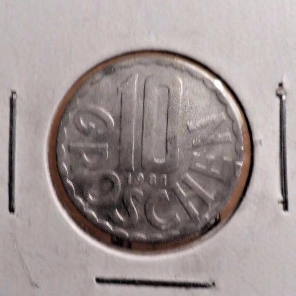 Circulated 1981 10 Groschen Austria Coin (92316)1