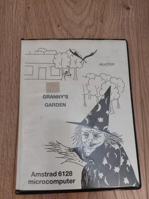 Extremely Rare - GRANNY'S GARDEN - Education Game Disk- Amstrad CPC 6128 - Boxed