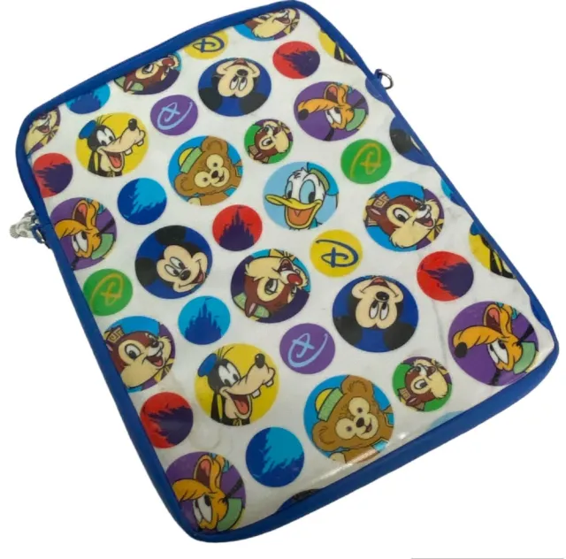 Mickey Mouse and Mixed Disney Characters with Nemo Zipper Tablet Ipad Case Cover 3