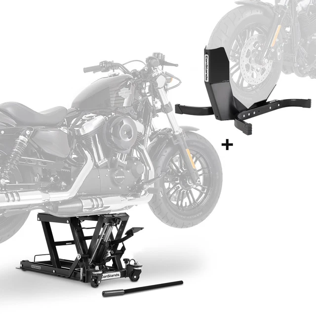 Lève moto Mid-Lift noir DJ393