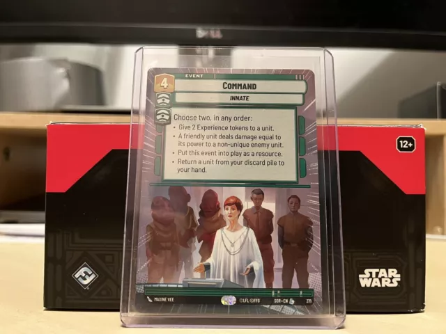 Star Wars Unlimited SOR: Hyperspace Legendary Card 371 Command