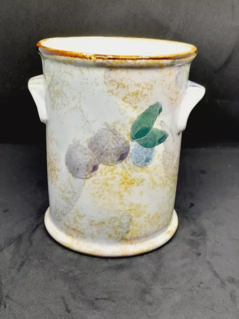 Australian Pottery - Robert Gordon Plum Fruit Utensil Holder