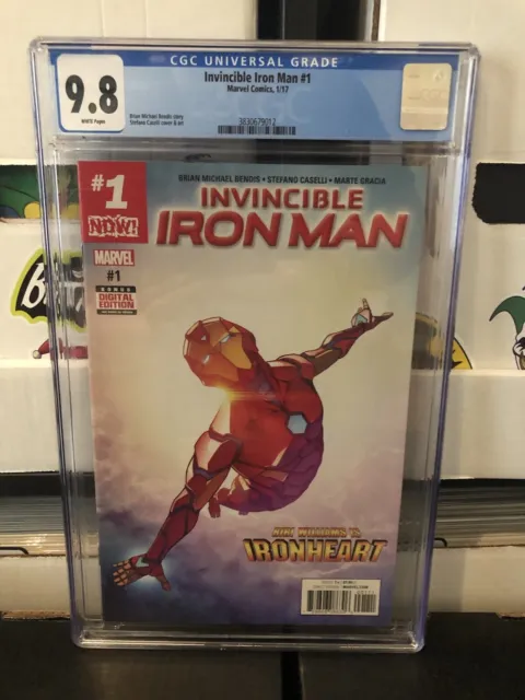 Invincible Iron Man #1 2016 CGC 9.8 1st Cover Riri Williams Ironheart